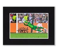 Hannah Hampton, Inglaterra Lionesses Euro 2025 Champions firmada 2025 impresión fotográfica montada de 8 x 6 pulgadas con firmas preimpresas que sería un gran regalo para cualquier fan y está listo