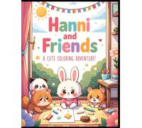 Hanni and Friends: A Cute Coloring Adventure: Fun Kawaii Animals, Sweet Moments, and Wholesome Adventures for Children
