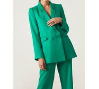 Hannibal Laguna Collection Chaqueta de mujer cruzada solapa. Verde 42