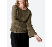 Hannibal Laguna Collection Jersey punto calado de mujer. Kaki 3 (L)