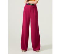 Hannibal Laguna Pantalón de mujer recto. Fucsia 44