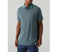 Hannibal Laguna Polo de hombre con estampado de rayas. Verde XL (XL)