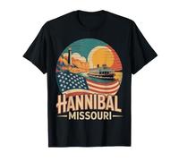 Hannibal Missouri Vivid Scene - Recuerdo de Viaje Camiseta