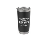Hannover es como Nueva York, un dicho gracioso Vaso térmico de acero inoxidable de doble pared