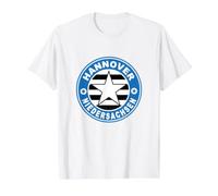 Hannover Niedersachen Sturmfest Capital Ciudad Alemania Camiseta gráfica económica, Hombre, Blanco, S