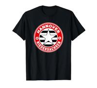 Hannover Niedersachen Sturmfest Capital Ciudad Alemania Camiseta gráfica económica, Hombre, Negro, XL