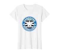 Hannover Niedersachen Sturmfest Capital Ciudad Alemania Camiseta gráfica económica, Mujer, Blanco, L