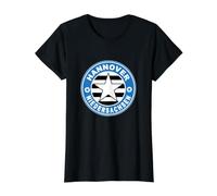 Hannover Niedersachen Sturmfest Capital Ciudad Alemania Camiseta gráfica económica, Mujer, Negro, XS