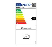 Hannspree - HO 325 PTB pantalla para PC 80 cm (31.5") 1920 x 1080 Pixeles Full HD LED Pantalla táctil Negro