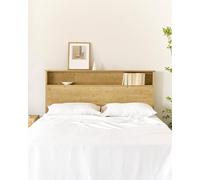 HANNUN Cabecero con Balda Igor Madera Maciza Abeto Color Olivo - Cabecero Cama 90 o 150 cm con Estante Integrado - Apoyo Suelo o Anclaje Pared - Hecho a Mano en Europa (Olivo, 160 x 110)