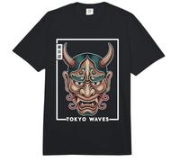 Hannya Oni Máscara Diablo Yokai Demonio Japonés Tatuaje Máscara Oni Comfort Colors Adult Heavyweight T-Shirt