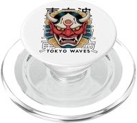 Hannya Oni Máscara Diablo Yokai Demonio Japonés Tatuaje Máscara Oni PopSockets PopGrip para MagSafe