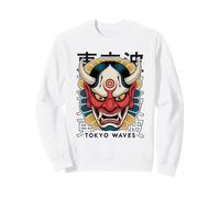 Hannya Oni Máscara Diablo Yokai Demonio Japonés Tatuaje Máscara Oni Sudadera
