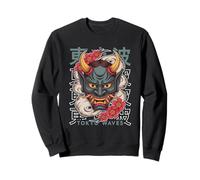 Hannya Oni Máscara Diablo Yokai Demonio Japonés Tatuaje Máscara Oni Sudadera