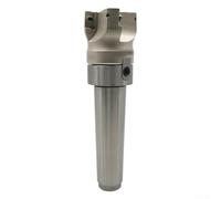 HanOaki 400R 50mm-CNC Fresa de extremo MT4 FMB22 vástago 4T APMT1604 Inserto de carburo para mecanizado CNC Fresado de alta velocidad de acero de aluminio