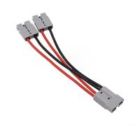 HanOaki 50A 10AWG 25cm Para Anderson Conector Doble Y Adaptador Con 6mm Cable De Coche