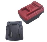 HanOaki Adaptador de batería para Parkside X20V a Power X-Change 18V Converter antideslizante accesorio de herramienta de ajuste seguro, plástico resistente, negro, 90 x 60 mm, compatible con batería