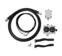 HanOaki Antena de bucle para ICOM-705 | Antena QRP portátil de 20 W para bandas de 5-30 MHz y VHF/UHF | Antena de onda corta de construcción de metal | Cubre múltiples rangos de frecuencia