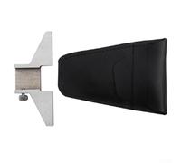 HanOaki Base de profundidad de la pinza de 150 mm 200 mm de acero al carbono accesorio de barra en T para dial y calibradores Vernier digitales con medición pulida