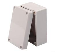 HanOaki Caja de conexiones de plástico clasificada IP65 200x120x113mm Recinto eléctrico al aire libre para cableado y cables, caja de conexión impermeable ABS gris con jefes de montaje