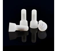 HanOaki CE-1X Terminales de crimpado de extremo cerrado, 1000 piezas para empalme de cables de 24-18 AWG, conectores de aislamiento ignífugos PA66 de 300 V compatibles con las normas UL 486C GB/T15286