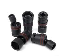 HanOaki Cinco enchufes métricos con unidad de 1/2 pulgada y diseño de 6 puntos en 10 mm, 12 mm, 14 mm, 16 mm, 24 mm para proyectos mecánicos e industriales