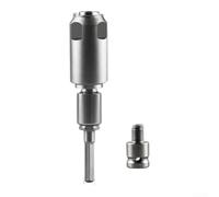 HanOaki Convertidor de adaptador de taladro rotativo, vástago hexagonal 40CR a portabrocas redondo para herramientas eléctricas de instalación rápida