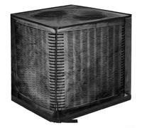 HanOaki Cubierta antipolvo de CA plegable para exteriores compatible con dimensiones comunes de la unidad HVAC residencial y comercial (80 x 80 x 90 cm)