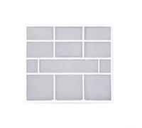 HanOaki Cubierta de filtro de aire acondicionado para colgar en la unidad interior, pantalla de plástico para instalar sistema de refrigeración (31 x 27,5 cm)