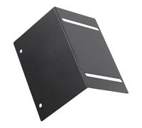 HanOaki Cubierta de poste de valla de madera ajustable | Manga de acero inoxidable de 3.3 a 6 pulgadas de diámetro | Protector protector inoxidable contra la lluvia y daños en la cortadora de césped