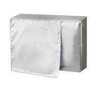 HanOaki Cubierta de tela Oxford para aire acondicionado para unidad exterior, protección solar, cubierta antipolvo de poliéster plateado con resistencia UV (3-Big 3P)