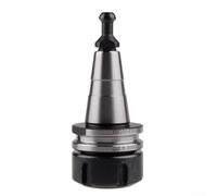 HanOaki ER32 - Portabrocas ISO30 45L CNC de alta velocidad 30000RPM de acero inoxidable con perno de tracción para fresadoras de torno, perforadoras, color plateado y negro, 1 unidad