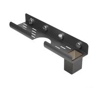 HanOaki Estante de almacenamiento de baño sin taladro, estante para fregadero, diseño de ahorro de espacio, soporte de acero al carbono ABS para lavabo, inodoro, espejo de inquilino (gris)