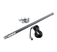 HanOaki Fibra de vidrio de 868 MHz 915 MHz 12 dBi para antena Omni N conector macho para punto de acceso de helio al aire libre para monitoreo agrícola y ambiental LoRa-Gateway (kit de antena)