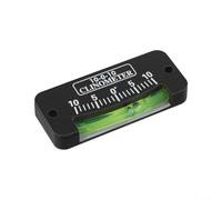 HanOaki Inclinómetro de sendero para barcos 45-0-45 nivel de ángulo con pantalla de alta resolución, material ABS resistente, clinómetro portátil de vela marina, 1 unidad (10 grados)