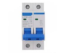 HanOaki Interruptor de circuito CC para sistemas solares fotovoltaicos | Montaje en riel DIN de 1000 V 40 A 2P con extinción de arco magnético | Capacidad de rotura de 6 kA, temperatura de