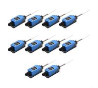 HanOaki Interruptor de límite IP65 ME-8169 | Estante oscilante de metal impermeable y resistente al aceite | Contactos 1NO1NC, clasificación 250V 5A | para automatización de maquinaria y circuitos de