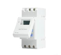 HanOaki Interruptor de relé temporizador LCD programable | CA 220-240V 16A THC15A con 16 ajustes de encendido/apagado | Control de ciclo semanal/diario y memoria de fallo de energía
