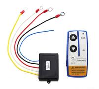HanOaki Kit de control remoto inalámbrico de cabrestante de 12 V para cabrestante eléctrico con rango de 50 pies y luz indicadora visual compatible con Warn Superwinch Gorilla
