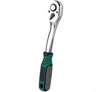 HanOaki Llave de trinquete cromada de 72 dientes que soporta compatibilidad de enchufe de 1/4 3/8 1/2 para taller y uso en campo (99031B 1/2)