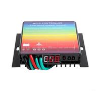 HanOaki MPPT - Controlador de carga de turbina eólica 500 W-800 W, IP67 impermeable para reconocimiento automático de 12 V/24 V, con pantalla LCD para sistemas marinos y fuera de la red (color 800 W)