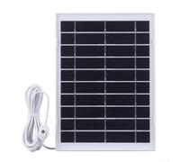 HanOaki Panel solar de 10W para Arlo Pro 4 Ultra 2 Pro 3 Pro 5S Cámara de seguridad Kit de carga al aire libre con soporte de 360 ° (blanco)