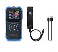 HanOaki Probador de batería HRM-10 | Medidor interno de resistencia y voltaje de alta precisión | 0-100V CC, rango de prueba de 0-200Ω | con puerto de carga tipo C (B)