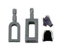 HanOaki Resistente para herramienta de torsión de alambre con soporte de vástago hexagonal para taladros eléctricos que soportan encuadernación 9 # y 11 # para cables en telecomunicaciones y trabajos