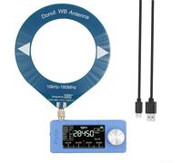 HanOaki SI4732 para módulo de radio DSP, pantalla TFT de 1.9 pulgadas, receptor FM/AM/LW/SW 9.9KHz-108MHz, con batería de 800mAh para proyectos de bricolaje ESP32-S3 (anillo azul)