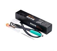 HanOaki TS1M - Estación de soldadura portátil de 200 W, pantalla digital de control de temperatura, modo de suspensión automática y diseño de mango de metal, para tareas precisas de soldadura y