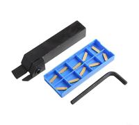 HanOaki Un completo kit de herramientas para maquinistas con diez cuchillas de inserción MPCMGM y un dispositivo de sujeción fiable para hacer el trabajo