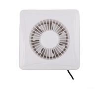 HanOaki Ventilador de escape solar ABS de 12 V para estructura de vórtice de bajo ruido 40 dB alto 2700 RPM Ventilador de ventilación con cableado de interruptor para pared Ventana Uso interior de