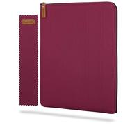 HANOI Collection® Lisboa™ Funda para libros de lectura con cremallera acolchada. Funda de libro acolchada grande. Funda libro grande. Funda protectora de libros de lectura (Buganvilla, Grande)