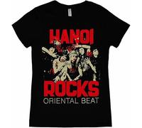 Hanoi Rocks Back to Mystery City Womens T-Tshirts Camisetas y Tops(2)(X-Large)